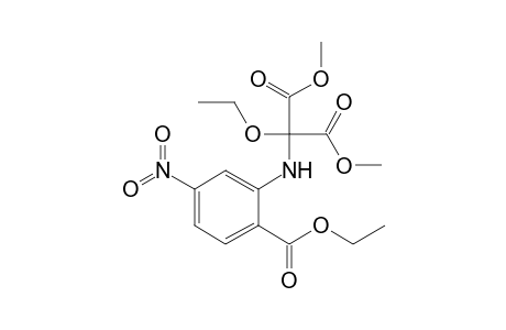 Ethyl 2-[N-(dimethoxycarbonyl)(ethyloxy)methyl]amino-4-nitrobenzoate