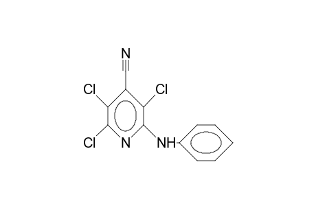 2-Anilino-4-cyano-3,5,6-trichloro-pyridine