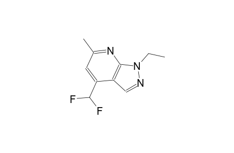 1H-pyrazolo[3,4-b]pyridine, 4-(difluoromethyl)-1-ethyl-6-methyl-