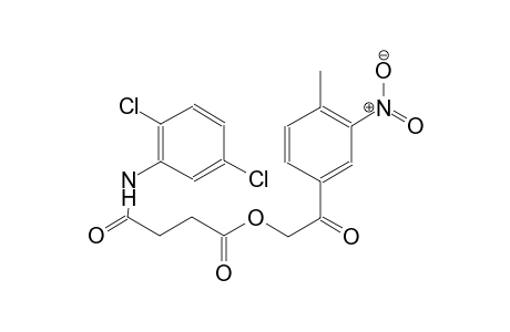 2-(4-methyl-3-nitrophenyl)-2-oxoethyl 4-(2,5-dichloroanilino)-4-oxobutanoate