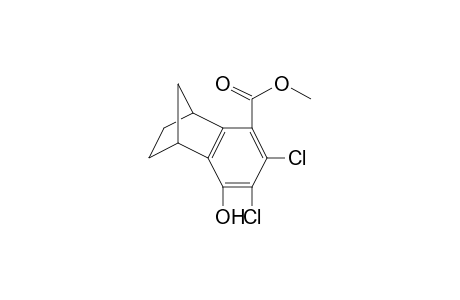 2,3-Dichloro-4-hydroxy-5,8-methano-5,6,7,8-tetrahydronaphthalene, 1-methoxycarbonyl-