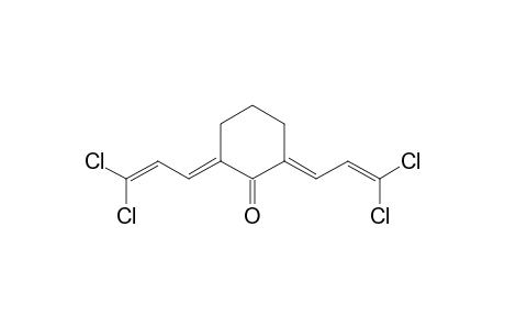 (2E,6E)-2,6-bis(3,3-dichloroprop-2-enylidene)-1-cyclohexanone