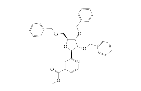 METHYL-2-(2',3',5'-TRI-O-BENZYL-D-RIBOFURANOSYL)-ISONICOTINATE