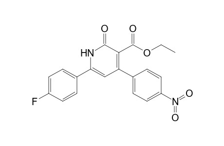 Ethyl 1,2-Dihydro-4-(4-nitrophenyl)-6-(4-fluorophenyl)-2-oxo-3-pyridinecarboxylate