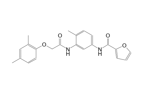 N-(3-{[(2,4-dimethylphenoxy)acetyl]amino}-4-methylphenyl)-2-furamide