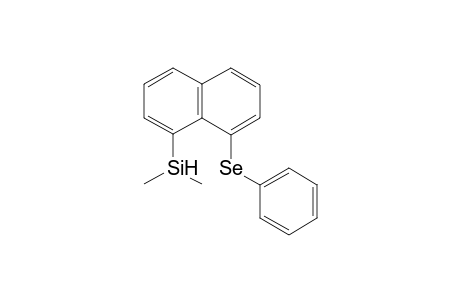 1-Phenylselanyl-8-dimethylsilylnaphthalene