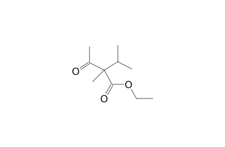Butanoic acid, 2-methyl-2-(1-methylethyl)-3-oxo-, ethyl ester