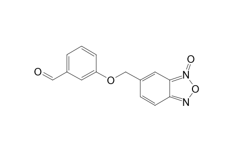 5-(3-FORMYLPHENYLOXYMETHYL)-BENZO-[1,2-C]-1,2,5-OXADIAZOLE-N-OXIDE