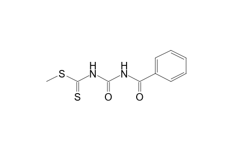 Methyl (benzoylamino)carbonyldithiocarbamate