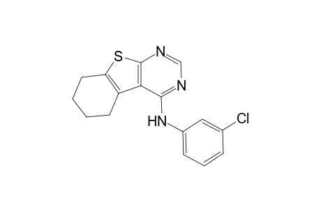 N-(3-chlorophenyl)-5,6,7,8-tetrahydro[1]benzothieno[2,3-d]pyrimidin-4-amine