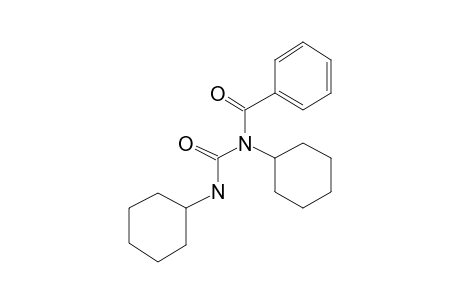 Benzamide, N-cyclohexyl-N-[(cyclohexylamino)carbonyl]-