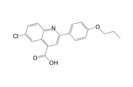 6-Chloro-2-(4-propoxyphenyl)-4-quinolinecarboxylic acid