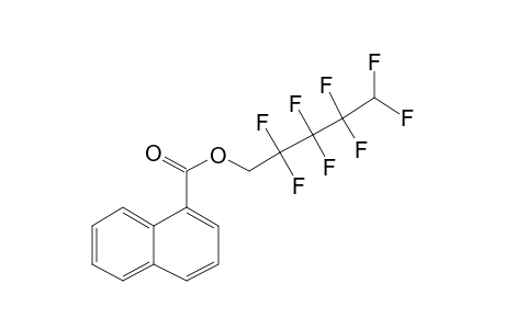 1-Naphthoic acid, 2,2,3,3,4,4,5,5-octafluoropentyl ester