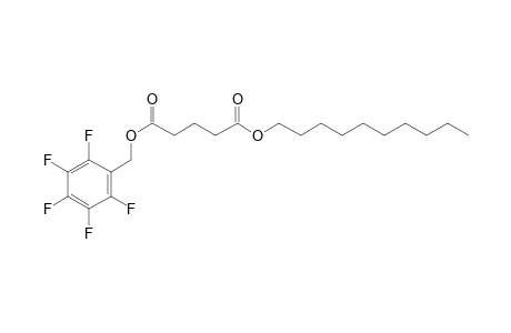 Glutaric acid, decyl pentafluorobenzyl ester