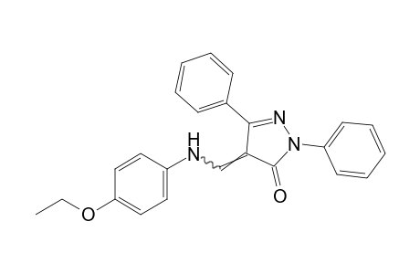1,3-diphenyl-4-(p-phenetidinomethylene)-2-pyrazolin-5-one
