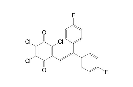 2-[2,2-bis(4-Fluorophenyl)ethenyl]-3,5,6-trichlorocyclohexa-2,5-diene-1,4-dione