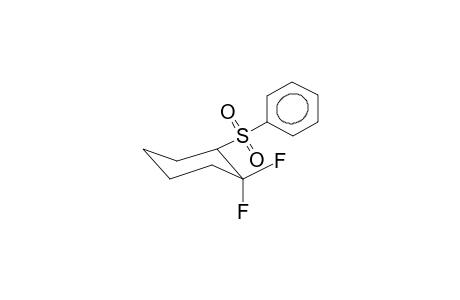 1,1-DIFLUORO-2A-PHENYLSULPHONYLCYCLOHEXANE