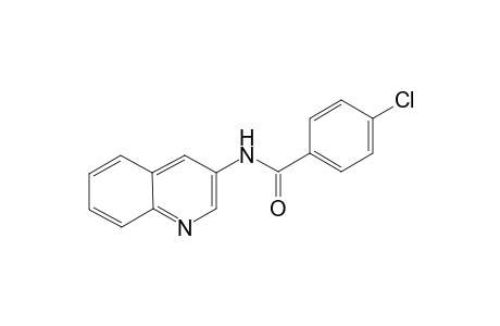 4-Chloro-N-(3-quinolinyl)benzamide