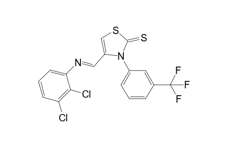 4-(2,3-Dichlorphenyliminomethyl)-3-(3-trifluormethylphenyl)-2,3dihydrothiazol-2-thione