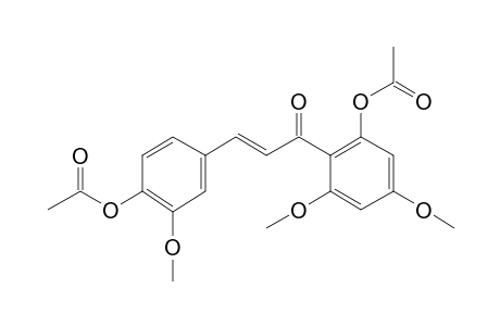 4,2'-bis(Acetyl)oxy-3,4',6'-trimethoxychalcone (isomer 2)