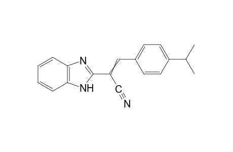 α-(p-isopropylbenzylidene)-2-benzimidazoleacetonitrile