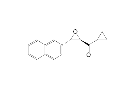 cyclopropyl-[(2R,3S)-3-(2-naphthalenyl)-2-oxiranyl]methanone