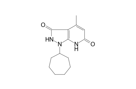 1-Cycloheptyl-4-methyl-1H-pyrazolo[3,4-b]pyridine-3,6(2H,7H)-dione