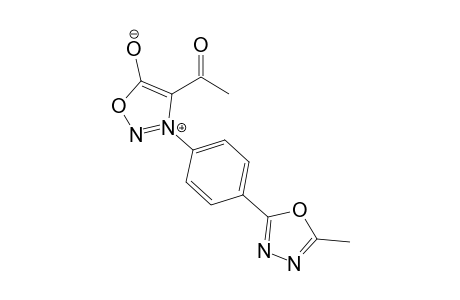 4-Acetyl-3-[4-(2-methyl[1,3,4]oxadiazol-5-yl)phenyl]sydnone