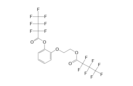 2-(2-Hydroxyethoxy)phenol, bis(heptafluorobutyrate)