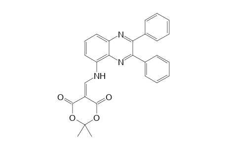 5-[(2,3-DIPHENYLQUINOXALIN-5-YLAMINO)-METHYLENE]-2,2-DIMETHYL-[1.3]-DIOXANE-4,6-DIONE