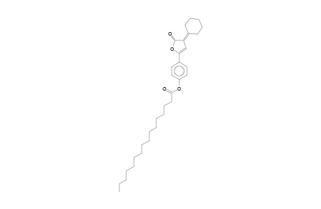 2(3H)-Furanone, 3-cyclohexylidene-5-(4-hexadecanoyloxyphenyl)-