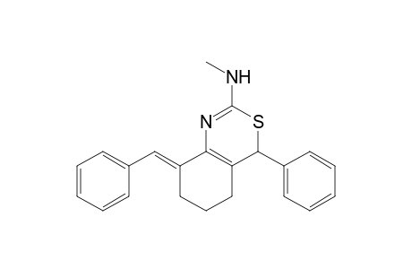 4H-3,1-Benzothiazin-2-amine, 5,6,7,8-tetrahydro-N-methyl-4-phenyl-8-(phenylmethylene)-