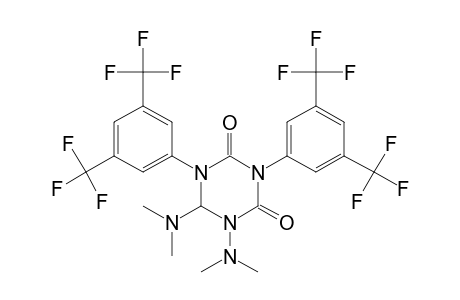 1,6-BIS(DIMETHYLAMINO)-3,5-BIS(alpha,alpha,alpha,alpha',alpha',alpha'-HEXAFLUORO-3,5-XYLYL)DIHYDRO-s-TRIAZINE-2,4(1H,3H)-DIONE