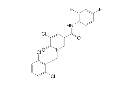 5-CHLORO-1-(2,6-DICHLOROBENZYL)-2',4'-DIFLUORO-1,6-DIHYDRO-6-OXONICOTINANILIDE