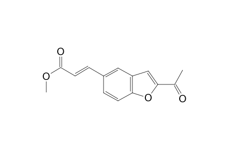 (E)-Methyl-3-(2-acetylbenzofuran-5-yl)acrylate