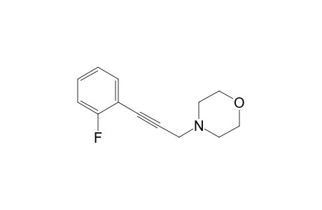 4-[3-(2-Fluorophenyl)prop-2-ynyl]morpholine