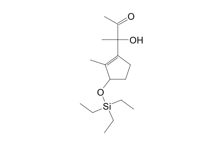 1-Cyclopentenemethanol, .alpha.-acetyl-2,.alpha.-dimethyl-3-triethylsilyloxy-