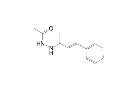 N'-[(E)-1-methyl-3-phenyl-allyl]acetohydrazide