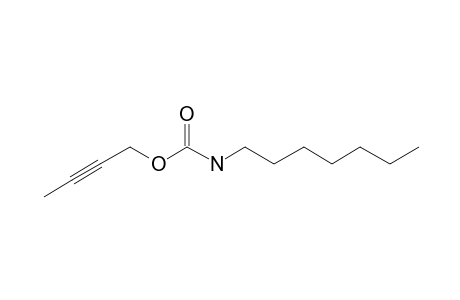 Carbonic acid, monoamide, N-heptyl-, but-2-ynyl ester