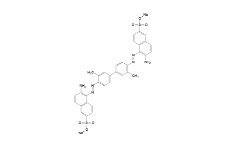 5,5'-[(3,3'-dimethyl-4,4'-biphenylene)bis(azo)]bis[6-amino-2-naphthalenesulfonic acid], disodium salt