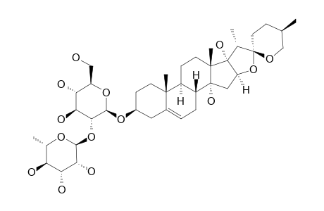 OPHIOGENIN-3-O-ALPHA-L-RHAMNOPYRANOSYL-(1->2)-BETA-D-GLUCOPYRANOSIDE