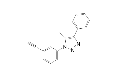 1-(m-ethynylphenyl)-5-methyl-4-phenyl-1H-1,2,3-triazole