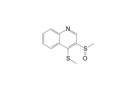 4-Methylthio-3-methylsulfinylquinoline