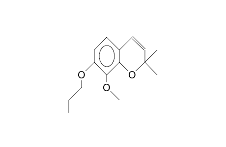 7-Isopropyloxy-8-methoxy-2,2-dimethyl-2H-chromene