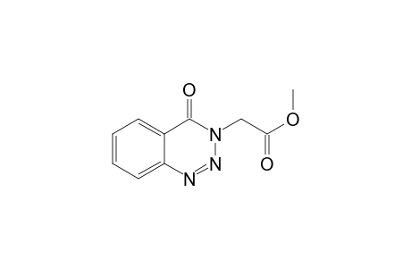 2-(4-Keto-1,2,3-benzotriazin-3-yl)acetic acid methyl ester