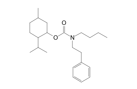 Carbonic acid, monoamide, N-(2-phenylethyl)-N-butyl-, menthyl ester