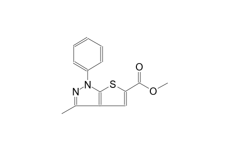 methyl 3-methyl-1-phenyl-1H-thieno[2,3-c]pyrazole-5-carboxylate