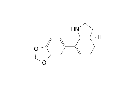 (3aR*,7S*)-7-[3,4-(Methylenedioxy)phenyl]-3,3a,4,5,6,7-hexahydro-2H-indole