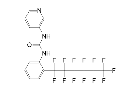 1-(3-pyridyl)-3-[o-(tridecafluorohexyl)phenyl]urea