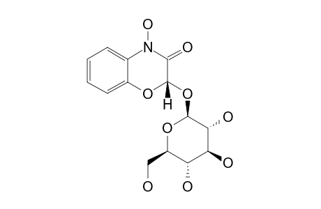 DIBOA-GLC;(2R)-2-O-BETA-D-GLUCOPYRANOSYL-4-HYDROXY-2H-1,4-BENZOXAZIN-3(4H)-ONE